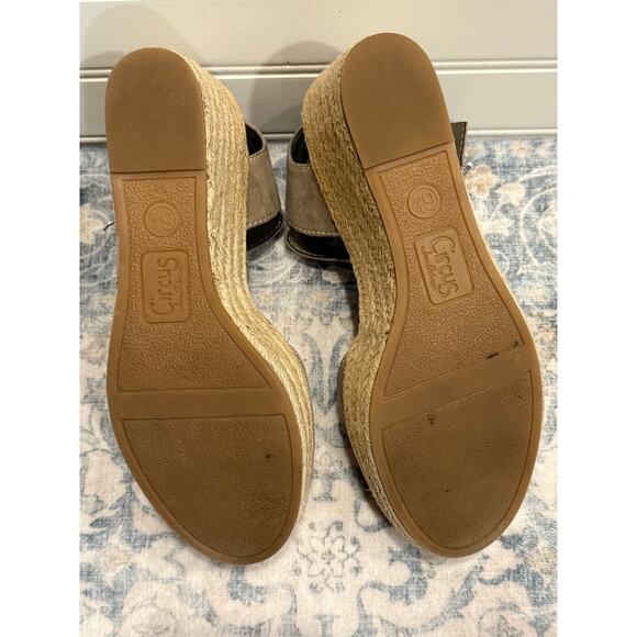 Circus by Sam Eldeman Delialiah Espadrille Woven Wedge Heel Sandal Size 6.5 - Picture 5 of 7